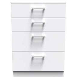 Crowndale Devon 3 Piece White Matt Bedroom Furniture Set - Wilko - thumbnail 6
