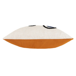 furn. Cleo Ginger Navy Linear Woven Cushion - Size: 45 x 45cm - Multi - Wilko - thumbnail 5