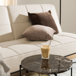 Florence Avila Brown Marble Top Side Table - Furniture To Go - Wilko - thumbnail 7