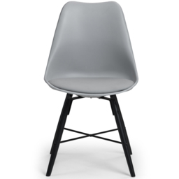 Julian Bowen Kudos Kari 4 Seater Dining Set Grey - Wilko - thumbnail 6