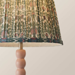 ValueLights Floral Pleated Shade Pastel Pink Bobbin LED Table Lamp with Bulb - Size: 49 x 25 x 25cm - Wilko - thumbnail 6