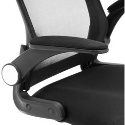 Julian Bowen Imola Black Mesh Swivel Office Chair - Size: 65 x 65 x 106cm - Wilko - thumbnail 5