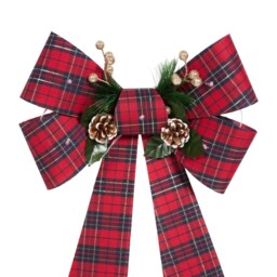 Floristry LED Tartan Bow Red - All I Want For Christmas - Wilko - thumbnail 7
