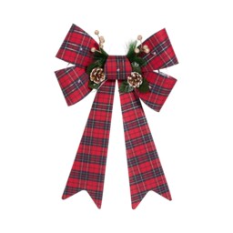 Floristry LED Tartan Bow Red - All I Want For Christmas - Wilko - thumbnail 4