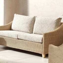 Desser Furniture Dijon 3 Seater Farrow Sofa - Cream - Wilko