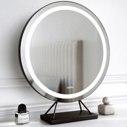 CARME Home Lillia Black Frameless Touch Sensor LED Light Mirror 50cm - Size: 19 x 65.5 x 56.5cm - Wilko - thumbnail 3