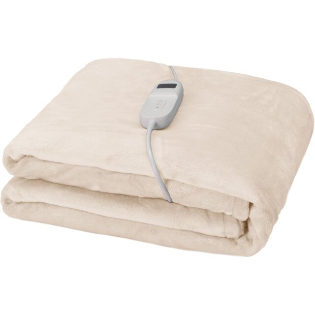 Silentnight Luxury Heated Throw Natural - Wilko - image 1