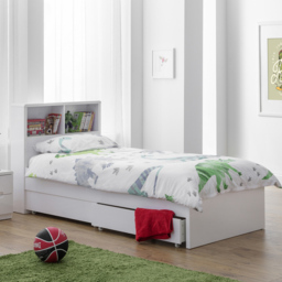 Julian Bowen Manhattan White Underbed Drawer Set of 2 - Size: Single - Wilko - thumbnail 1