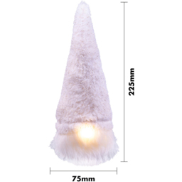 St Helens LED Nose Sitting Bjorn Gonk Decoration - Size: 220 x 100 x 100cm - White - Wilko - thumbnail 5