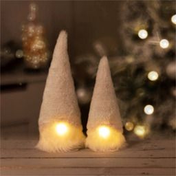 St Helens LED Nose Sitting Bjorn Gonk Decoration - Size: 220 x 100 x 100cm - White - Wilko - thumbnail 4