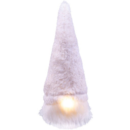 St Helens LED Nose Sitting Bjorn Gonk Decoration - Size: 220 x 100 x 100cm - White - Wilko