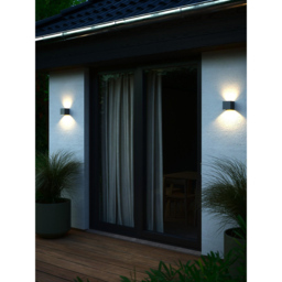 Nordlux Milda Kubi Anthracite Outdoor Wall Light - Size: 10 x 10 x 11.8cm - Wilko - thumbnail 3