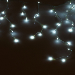 The Christmas Workshop 360 White LED Icicle String Light - Wilko