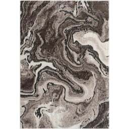 Desire Rugs Eleanor Mocha Marble Embossed Rug 200 x 290cm - Size: 290 x 200 x 2cm - Brown - Wilko - thumbnail 1