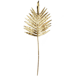 Leaf Gold Palm Leaf Artificial Stem 95cm 6 Pack - Size: 95 x 35 x 2cm - Wilko - thumbnail 4