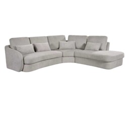 Mabel Corner Sofa Cream Right-hand - Size: 6 Seater - Wilko - thumbnail 5