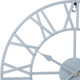 EOS Grey Skeleton Wall Clock with Roman Numerals 40cm - Size: 40 x 40 x 2cm - Home Garden Direct - Wilko - thumbnail 5