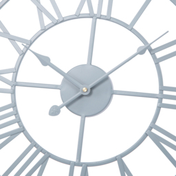 EOS Grey Skeleton Wall Clock with Roman Numerals 40cm - Size: 40 x 40 x 2cm - Home Garden Direct - Wilko - thumbnail 6