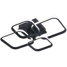 Living and Home Black 4 Head LED Ceiling Light - Size: 12 x 60 x 46cm - Wilko