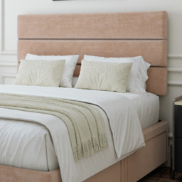 Bedmaster Small Double Mink Naples Velvet 4 Drawer Divan Base - Brown - Wilko - thumbnail 3