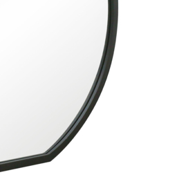 MirrorOutlet The Circulus Black Framed Circular Wall Mirror 84 x 80cm - Size: 80 x 84cm - Wilko - thumbnail 7