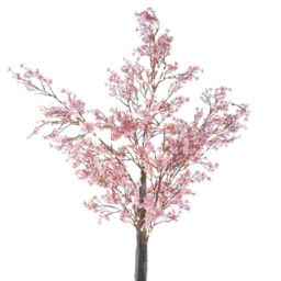 120 LED Pink Blossom Artificial Tree - Wilko - thumbnail 7