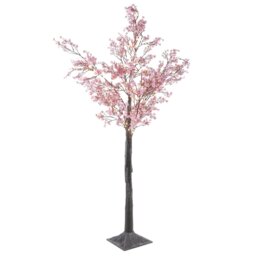 120 LED Pink Blossom Artificial Tree - Wilko - thumbnail 1