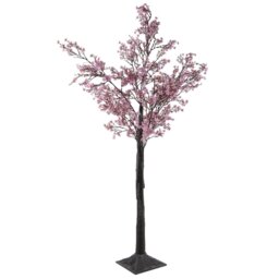 120 LED Pink Blossom Artificial Tree - Wilko - thumbnail 3