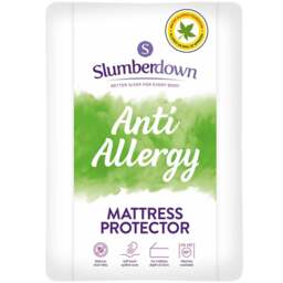Slumberdown King White Anti-Allergy Mattress Protector - Wilko - thumbnail 1