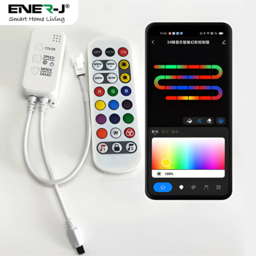 ENER-J RGBIC COB LED Smart Plug and Play Strip Light Kit 5m - Size: 500 x 1 x 0.2cm - white - ENERJ - Wilko - thumbnail 5