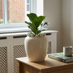 Large Ball Edge Planter Cream - Wilko - thumbnail 7