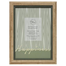 Hertford Green Accent Frame - Natural/A4 - The Port. Co Gallery - Wilko - thumbnail 1