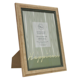 Hertford Green Accent Frame - Natural/A4 - The Port. Co Gallery - Wilko - thumbnail 3