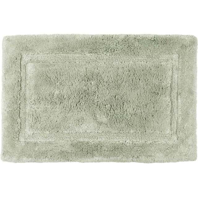 Allure Bath Fashions Marlborough Sage Green Bamboo Cotton Non-Slip Bath Mat 50 x 80cm - Wilko - image 1