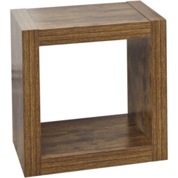 GFW Jakarta Mango Yellow Cube Side Table - Size: 35 x 44 x 44cm - Brown - Wilko - thumbnail 3