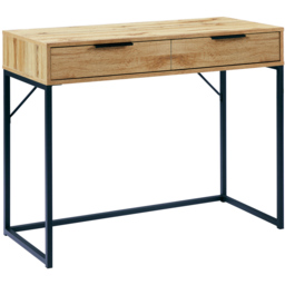 Julian Bowen Bali 2 Drawer Oak Dressing Table - Size: 45 x 100 x 80cm - Brown - Wilko - thumbnail 3