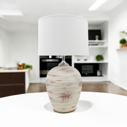 Acacia Home Fabric Shade Table Lamp 61 x 27 x 27cm - Multi - Wilko - thumbnail 3