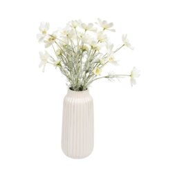 Cosmos Vase Arrangement White - Size: 15 x 45 x 13 cm - Wilko - thumbnail 5