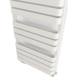 Terma Warp T Bold Matt White Heated Towel Rail 2660 BTU 1110 x 500mm - Size: 111 x 50 x 11.2cm - Wilko - thumbnail 6