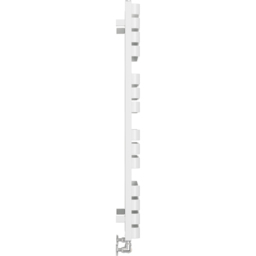 Terma Warp T Bold Matt White Heated Towel Rail 2660 BTU 1110 x 500mm - Size: 111 x 50 x 11.2cm - Wilko - thumbnail 5