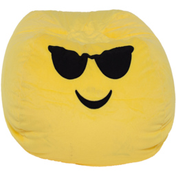 Kaikoo Gomoji Cool Bean Bag - Yellow - Wilko - thumbnail 3