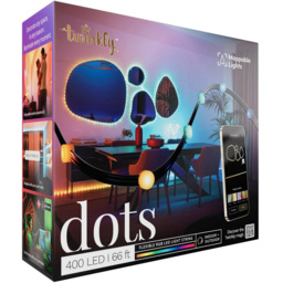 Twinkly Dots 400 RGB LED Smart Black Cable String Light 20m - Size: 6.5 x 20.5 x 18.5cm - Wilko - thumbnail 3