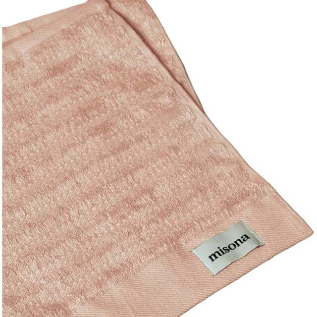 Misona Organic Cotton Blush Face Cloth 2 Pack - Size: 30 x 30cm - Pink - Wilko - image 1