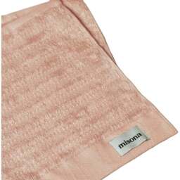 Misona Organic Cotton Blush Face Cloth 2 Pack - Size: 30 x 30cm - Pink - Wilko