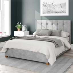 Aspire Hepburn Super King Silver Kimiyo Linen Ottoman Bed - Aspire Beds - Wilko - thumbnail 1