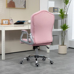 Portland Pink Adjustable Height Office Chair with Tilt Function - Size: 114 x 61 x 61cm - Wilko - thumbnail 5