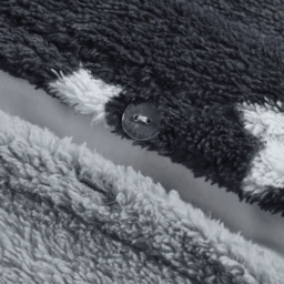 Velosso Super King Size Grey Galaxy Teddy Fleece Duvet Set - Wilko - thumbnail 4