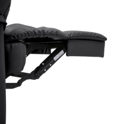 Living and Home Black Tufted Faux Leather Recliner with Control Switch - Size: Single - Wilko - thumbnail 7