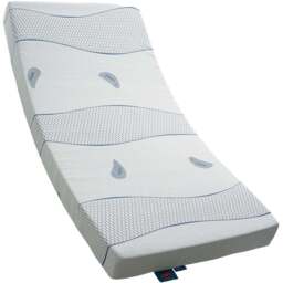 Sareer Matrah Double Cool Blue Memory Foam Mattress - White - Wilko