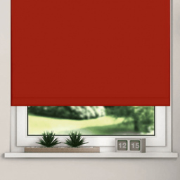 New Edge Blinds Blackout Roller Blinds Red 80cm - Size: W 80cm x D 165cm - Wilko - thumbnail 4